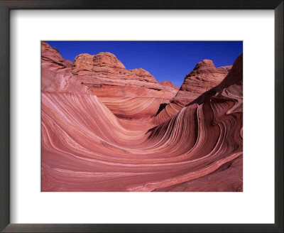 Hiker In Desolate Paria Wilderness, Arizona, Usa by Jerry Ginsberg Pricing Limited Edition Print image