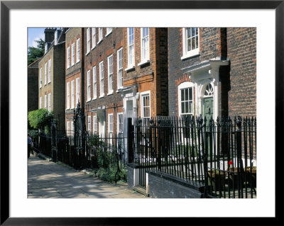 Georgian Houses In Church Row, Hampstead, London, England, United Kingdom by Brigitte Bott Pricing Limited Edition Print image