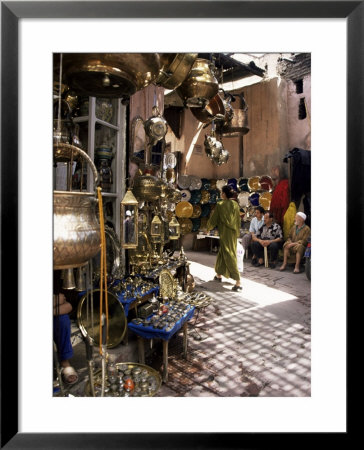 Handicraft Souk, Marrakech, Morocco, North Africa, Africa by Michael Jenner Pricing Limited Edition Print image