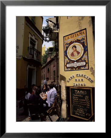 Tapas Bar, Barrio Santa Cruz, Seville, Andalucia, Spain by Jean Brooks Pricing Limited Edition Print image