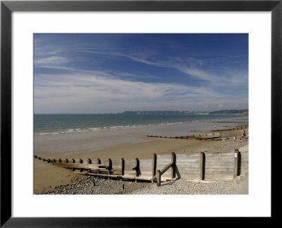 Wooden Groyne On The Beach At Amroth, Pembrokeshire, Wales, United Kingdom by Rob Cousins Pricing Limited Edition Print image