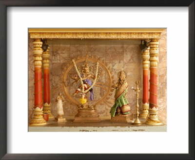 Shrine With Hindu Deity, A Dancing Shiva, At Sri Maha Mariamman Temple, Kuala Lumpur, Malaysia by Richard Nebesky Pricing Limited Edition Print image