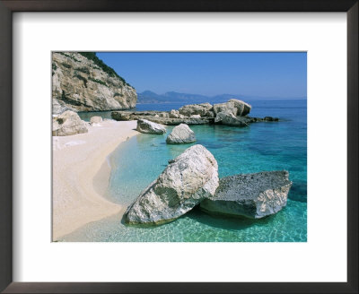 Cala Mariolu, Cala Gonone, Golfe Di Orosei (Orosei Gulf), Island Of Sardinia, Italy by Bruno Morandi Pricing Limited Edition Print image