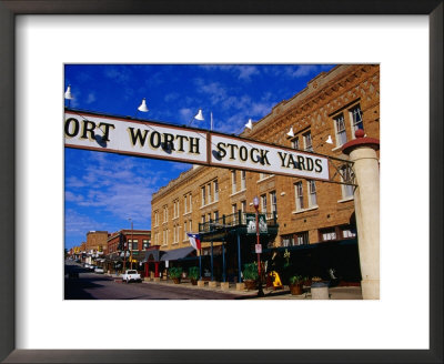 Stockyards District, Fort Worth, Texas by Richard Cummins Pricing Limited Edition Print image