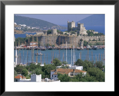 Bodrum And Bodrum Castle, Anatolia, Turkey by J Lightfoot Pricing Limited Edition Print image