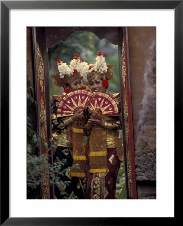 Legong Dancers, Bali, Indonesia by Michele Westmorland Pricing Limited Edition Print image