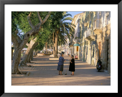 Via Cavour, Street Facing The Harbour, Carloforte, Southwest Area, Island Of Sardinia, Italy by Duncan Maxwell Pricing Limited Edition Print image