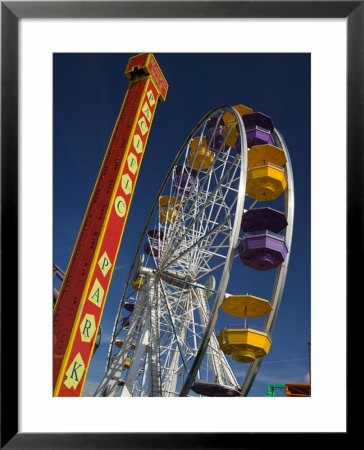 Pacific Park Ferris Wheel, Santa Monica Pier, Los Angeles, California, Usa by Walter Bibikow Pricing Limited Edition Print image