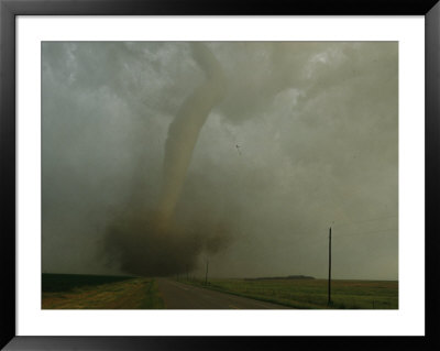 An F4 Category Tornado Barrels Down A Rural South Dakota Road by Peter Carsten Pricing Limited Edition Print image