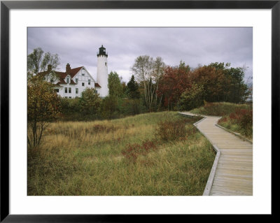 Point Iroquois Lighthouse, Lake Superior, Michigan, Usa by Michael Snell Pricing Limited Edition Print image