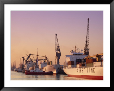 Container Ships, Southampton Docks, Hampshire, Uk by Jean Brooks Pricing Limited Edition Print image