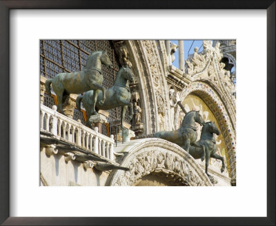 Horses On St. Marks, Venice, Veneto, Italy by James Emmerson Pricing Limited Edition Print image