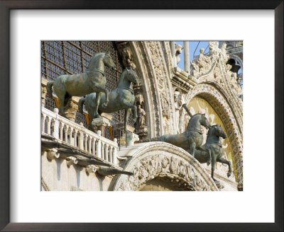 Horses On St. Marks, Venice, Veneto, Italy by James Emmerson Pricing Limited Edition Print image