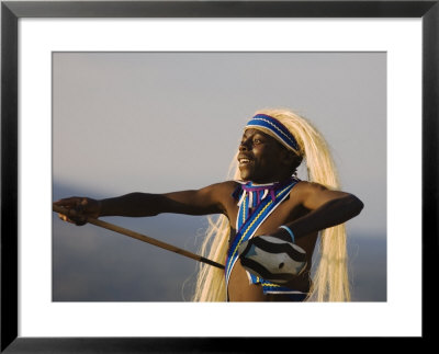 Intore Dancer Performing, Rwanda by Ariadne Van Zandbergen Pricing Limited Edition Print image
