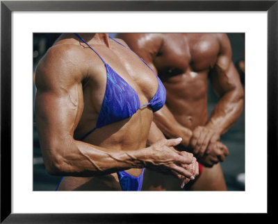 Body Builders, Both Male And Female, Gather For A 2-Day Competition On The Beach In Venice by Jodi Cobb Pricing Limited Edition Print image
