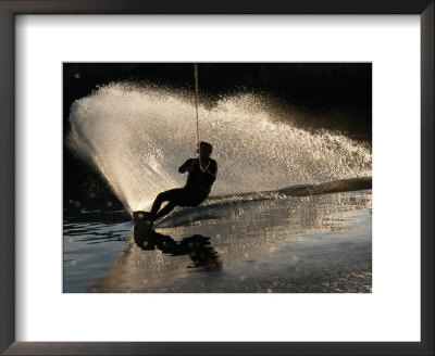 Wake-Boarder On Lake Nacimiento by Rich Reid Pricing Limited Edition Print image