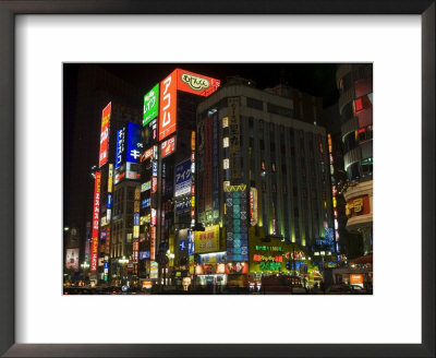 Nightime Skyscrapers And City Buildings, Shinjuku, Tokyo, Japan by Christian Kober Pricing Limited Edition Print image