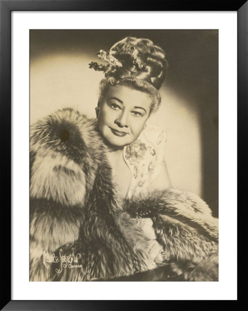 Sophie Tucker (Sophia Abuza) American Vaudeville Singer With Occasional Film Roles by Maurice Seymour Pricing Limited Edition Print image