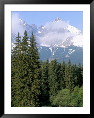 High Tatra Mountains From Tatranska Lomnica, Slovakia by Upperhall Pricing Limited Edition Print image