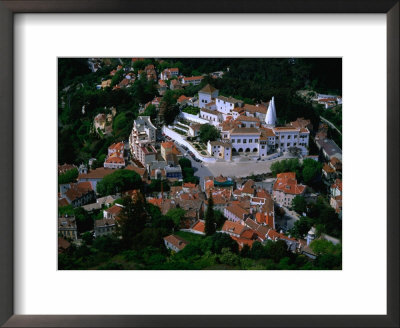 Palacio Nacional From Castelo Dos Mouros, Sintra, Portugal by Anders Blomqvist Pricing Limited Edition Print image
