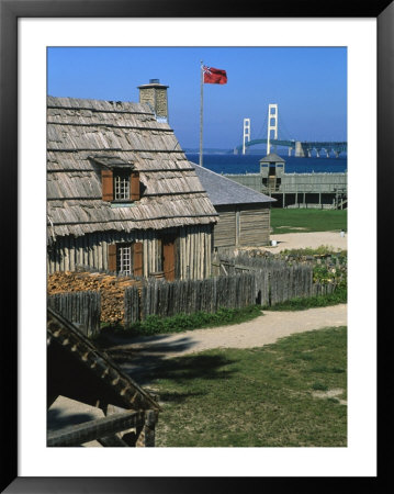 Colonial Michilimackinac, Mackinaw City, Michigan, Usa by Michael Snell Pricing Limited Edition Print image