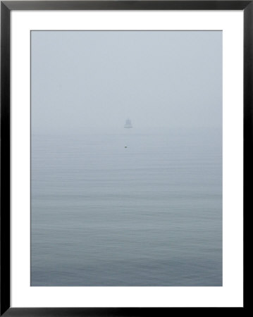 New London Ledge Light In The Dense Fog by Todd Gipstein Pricing Limited Edition Print image