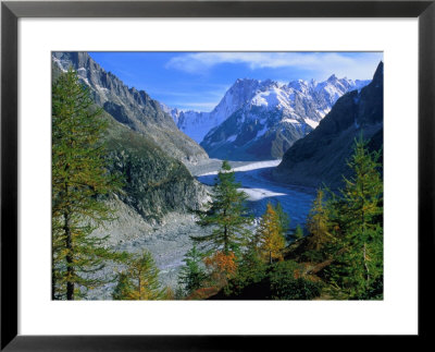 Mer De Glace And Grandes Jorasses From Grand Balcon Nord, Chamonix, Rhone-Alpes, France by Glenn Van Der Knijff Pricing Limited Edition Print image