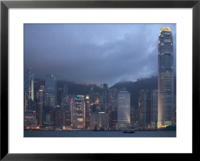 Victoria Harbor And The Skyline From Kowloon, Hong Kong, China by Brent Winebrenner Pricing Limited Edition Print image