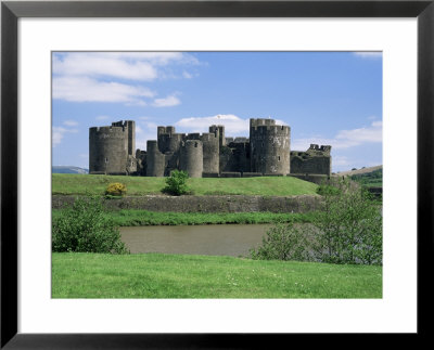 Caerphilly Castle, Mid-Glamorgan, Wales, United Kingdom by Roy Rainford Pricing Limited Edition Print image