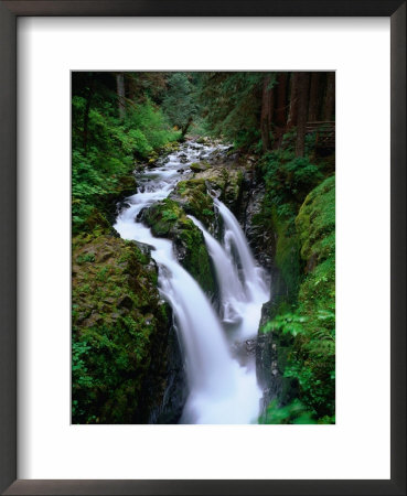 Sol Duc Falls Olympic National Park, Washington, Usa by Rob Blakers Pricing Limited Edition Print image