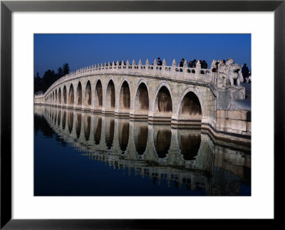 Seventeen Arch Bridge At Summer Palace Bejing, China by Glenn Beanland Pricing Limited Edition Print image