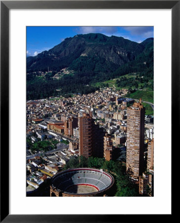 Plaza De Toros De Santamaria And Skyscraper Complex Of Torres Del Parque, Bogota, Colombia by Krzysztof Dydynski Pricing Limited Edition Print image