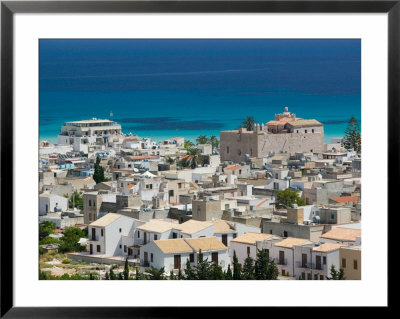 Resort Town View, San Vito Lo Capo, Sicily, Italy by Walter Bibikow Pricing Limited Edition Print image