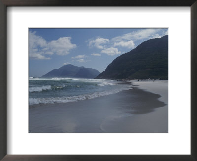 People And Their Pets Walk Along The Beach At Kommetjie by Stacy Gold Pricing Limited Edition Print image
