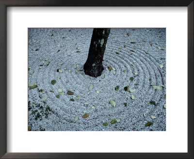 Carefully-Raked Gravel At A Temple In Kyoto by Sam Abell Pricing Limited Edition Print image