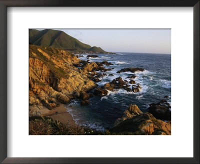 Crashing Surf On The Rocky Coast Of California by Sisse Brimberg Pricing Limited Edition Print image