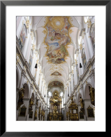 The Interior Of St. Peters Church, Munich, Bavaria, Germany by Yadid Levy Pricing Limited Edition Print image