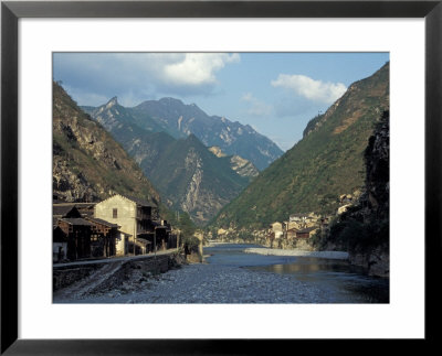 Town Of Wushan, Three Gorges, Yangtze River, China by Keren Su Pricing Limited Edition Print image