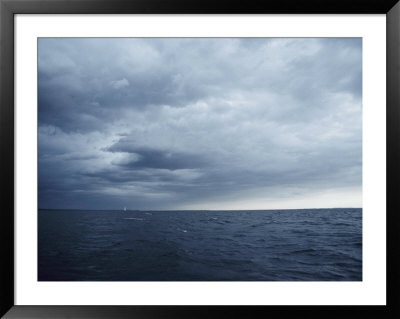 A Cloudy Sky Hangs Over Lake Michigan by Todd Gipstein Pricing Limited Edition Print image
