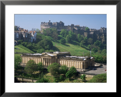 National Gallery And The Castle, Edinburgh, Lothian, United Kingdom by Roy Rainford Pricing Limited Edition Print image