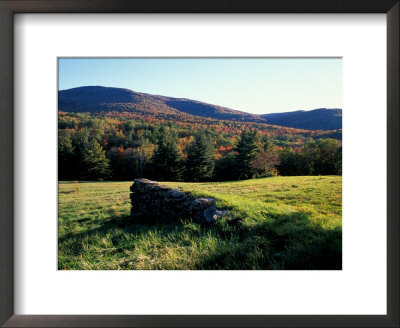 Stone Wall In The Green Mountains, Vermont, Usa by Jerry & Marcy Monkman Pricing Limited Edition Print image