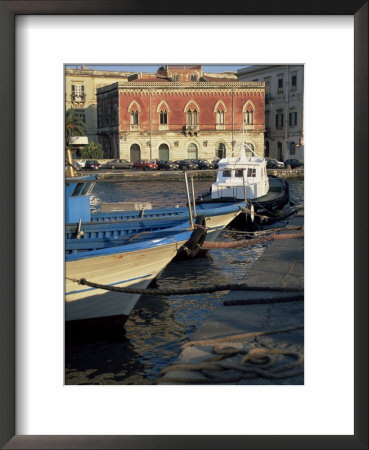 Island Of Ortygia, Syracuse, Sicily, Italy, Mediterranean by Sheila Terry Pricing Limited Edition Print image