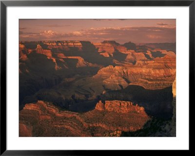 The Grand Canyon At Sunset From The South Rim, Unesco World Heritage Site, Arizona, Usa by Tony Gervis Pricing Limited Edition Print image