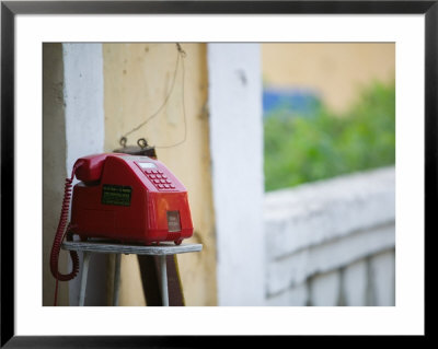 Private Pay Phone, Goa, India by Walter Bibikow Pricing Limited Edition Print image