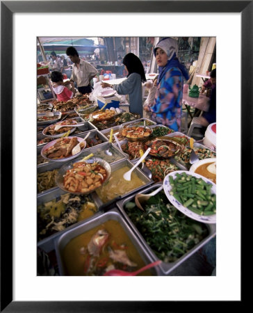Food Stall At Filipino Market In Kota Kinabalu, Sabah, Malaysia, Island Of Borneo by Robert Francis Pricing Limited Edition Print image