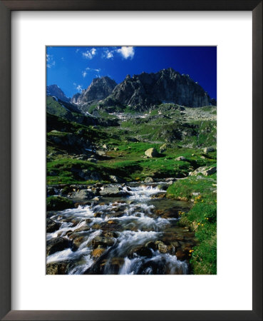 Alpine Stream And Mountain Scenery Near Furka Pass., Uri, Switzerland by Gareth Mccormack Pricing Limited Edition Print image