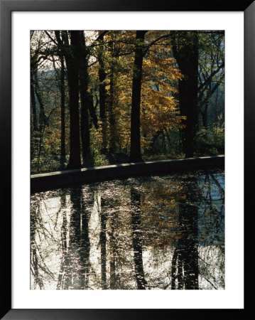 Reflecting Pool And Oaks At Theodore Roosevelts Memorial by Raymond Gehman Pricing Limited Edition Print image