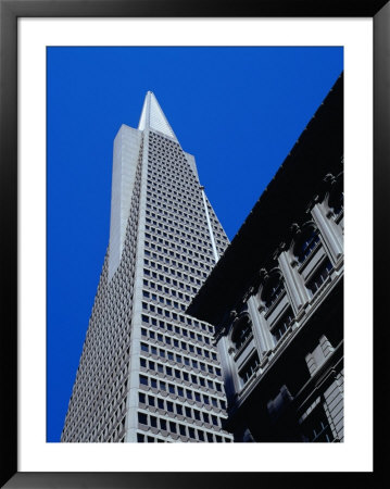 Looking Up At The Trans America Pyramid, San Francisco, Usa by Brent Winebrenner Pricing Limited Edition Print image
