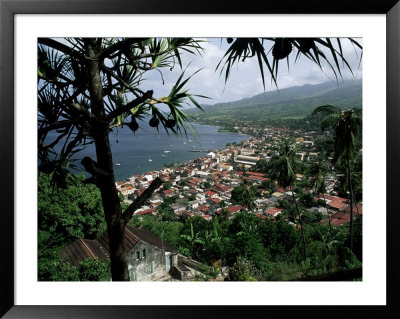 Coast And Town Of Saint Pierre From The Mouillage Area, Northwest Coast, Martinique, West Indies by Bruno Barbier Pricing Limited Edition Print image