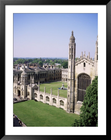 King's College And Chapel, Cambridge, Cambridgeshire, England, United Kingdom by Roy Rainford Pricing Limited Edition Print image